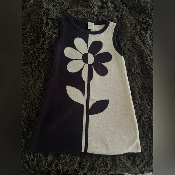❤️Gymboree A-line Color Blocked Floral Dress, EUC - Picture 1 of 4